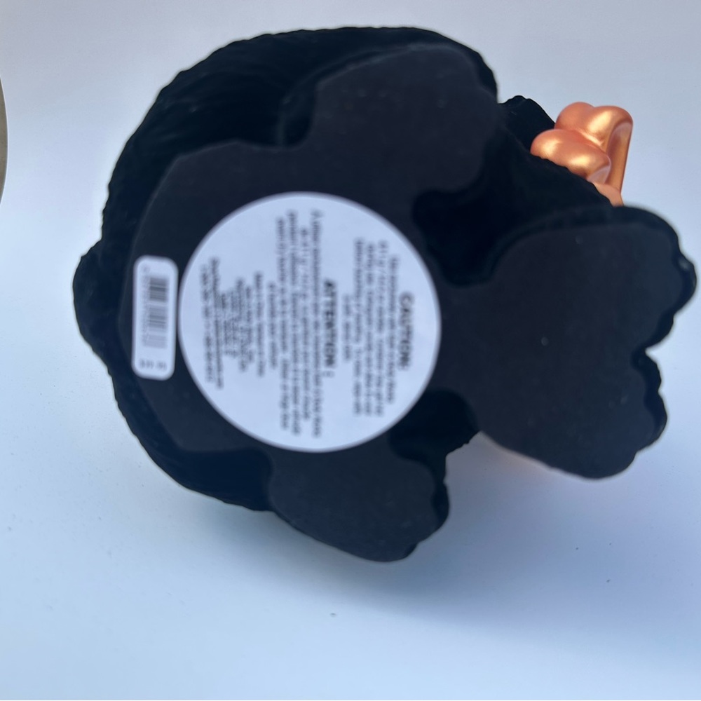 Bath & Body Works 2025 Black Vampire Cat 3 wick Pedestal candle holder - Picture 4 of 4
